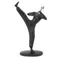 thumbnail image 2 of Resin Figure Statue, Decorative Abstract Musician Sports Men Figurines For  Decor Black, 2 of 8