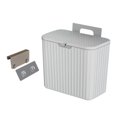 thumbnail image 2 of GROWTH TANK Countertop Stable Hanging Waste Bin Portable Waste Bin Small Kitchen Compost Bin Gray 7L, 2 of 9