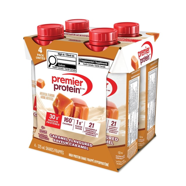 Premier Protein Frappé Riche en Protéines au Caramel