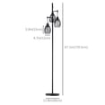 thumbnail image 3 of HOMCOM Lampe sur Pied Industrielle à 3 Lumières à Intensité Réglable pour Salon, 3 of 10