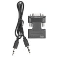 thumbnail image 2 of Herwey HD Multimedia Interface To VGA Video Converter,HD Multimedia Interface Female To VGA Male Converter With 3.5mm Audio Cable For Laptops PCs Monitors,Audio Converter For Laptops, 2 of 8