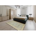 thumbnail image 4 of Ahgly Company Indoor Rectangle Abstract Brown Oriental Area Rugs, 4' x 6', 4 of 6
