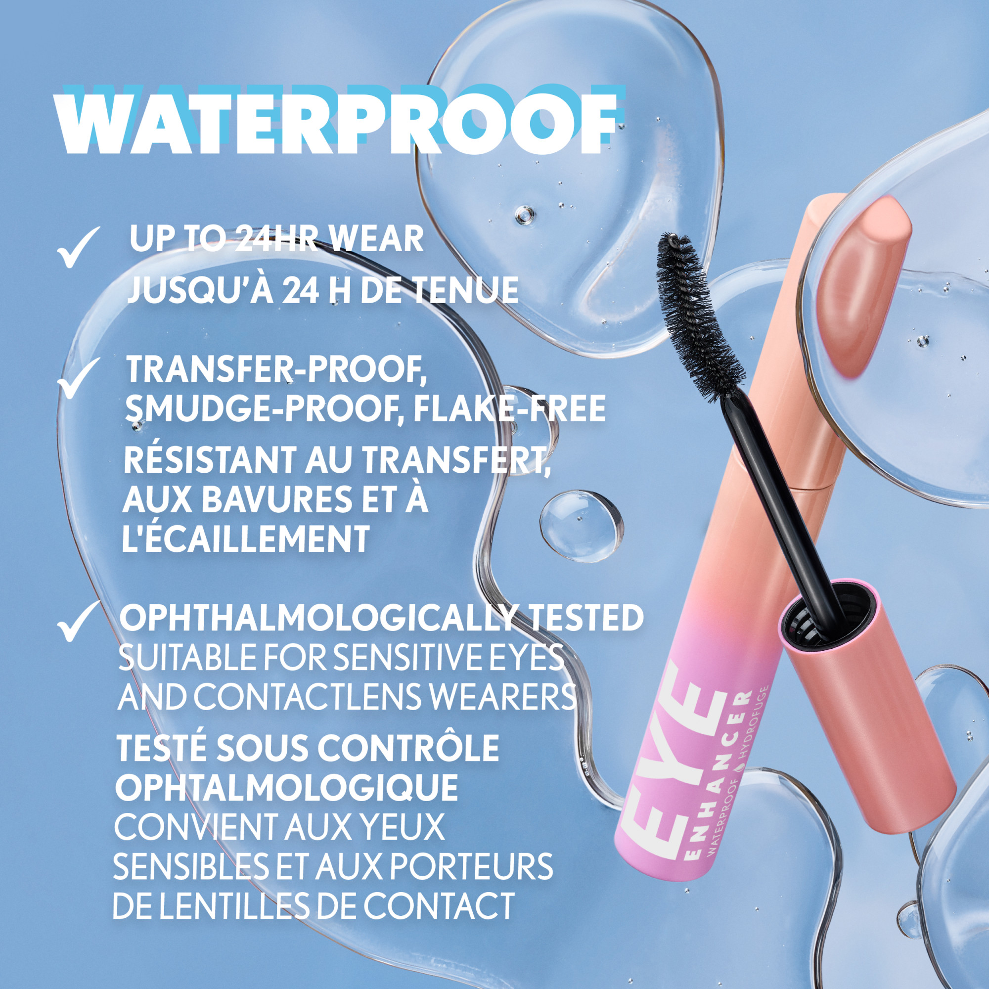 Mascara waterproof Eye Enhancer 3D de COVERGIRL, waterproof, volumateur, anti-bavures