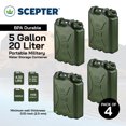 thumbnail image 3 of Scepter BPA Durable 5 Gallon Portable Water Storage Container (4 Pack), 3 of 9