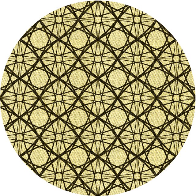Ahgly Company Tapis d'Intérieur Lavable à la Machine, Carré, Transitionnel, Jaune Moutarde, Tapis de Zone, 3 Pieds Carré