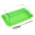 thumbnail image 1 of YOPTOP Butter Dish Container Cheese Keeper Holder Storage Tray Saver Plastic Food Covered French Box Containers Sliced Lid, 1 of 7