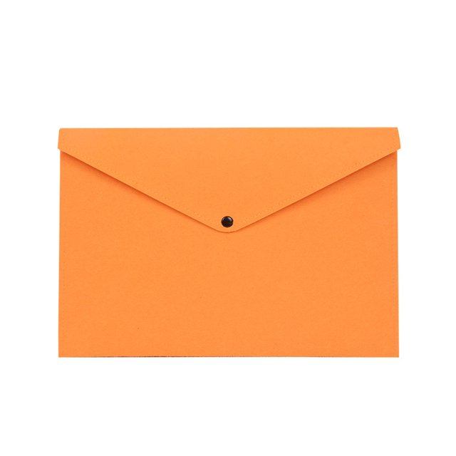Wweixi File Document Bag Stay Organized And Enjoy Durable Felt Felt Folder Organizer orange 1Set