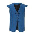 thumbnail image 2 of EGNMCR Tank Tops Men Men Stripe Fashion Retro Have Pockets Single-breasted V-neck Tanks Tops Blouse, 2 of 4