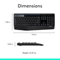 thumbnail image 3 of Logitech MK345 Wireless Keyboard and Mouse Combo - Full-Sized Keyboard with Palm Rest, 3 of 10