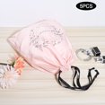thumbnail image 4 of VIFERR Storage Bag 5Pcs Dust?Proof Polyester Drawstring Bag Jewelry Underwear Cosmetics Storage Bags Pink, 4 of 7