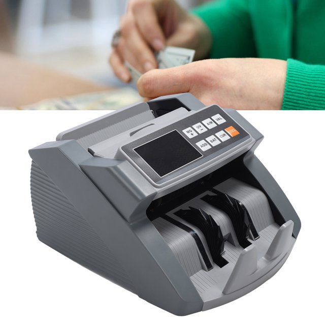 Compteur d'Argent à Grande Vitesse, Machine de Comptage d'Argent, Détecteur de Billets de Banque MG UG avec Écran LCD pour Magasin et Centre Commercial