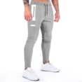 thumbnail image 2 of FAIWAD Men's Slim Sweatpants Elastic High Waist Drawstring Workout Athletic Pants with Pockets, 2 of 7