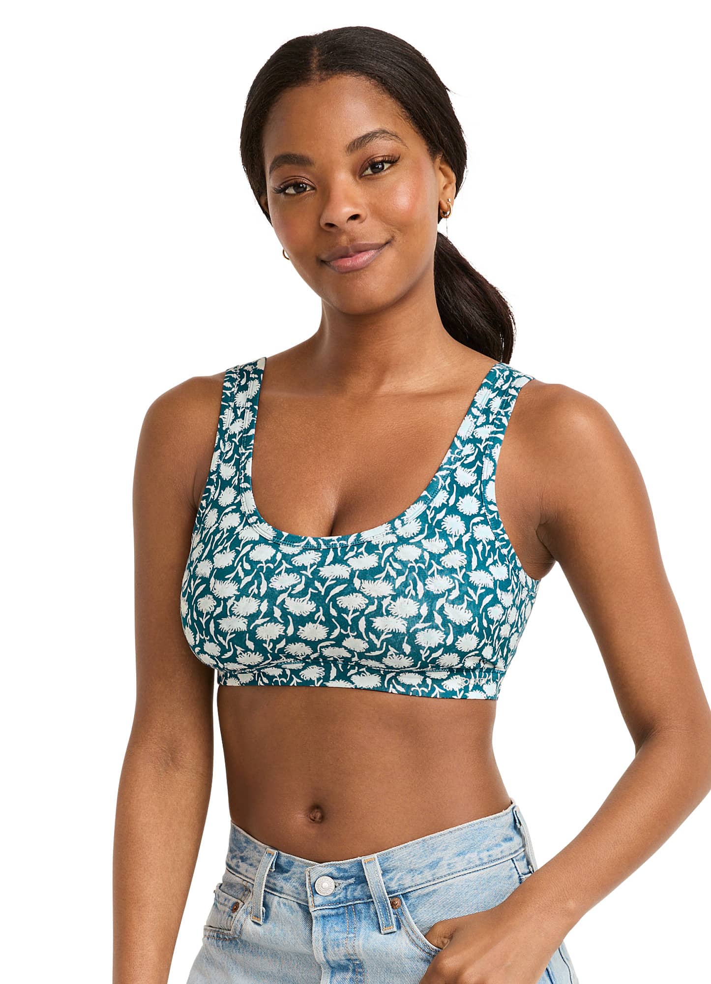Jockey Organic Cotton Stretch Tank Strap Bralette