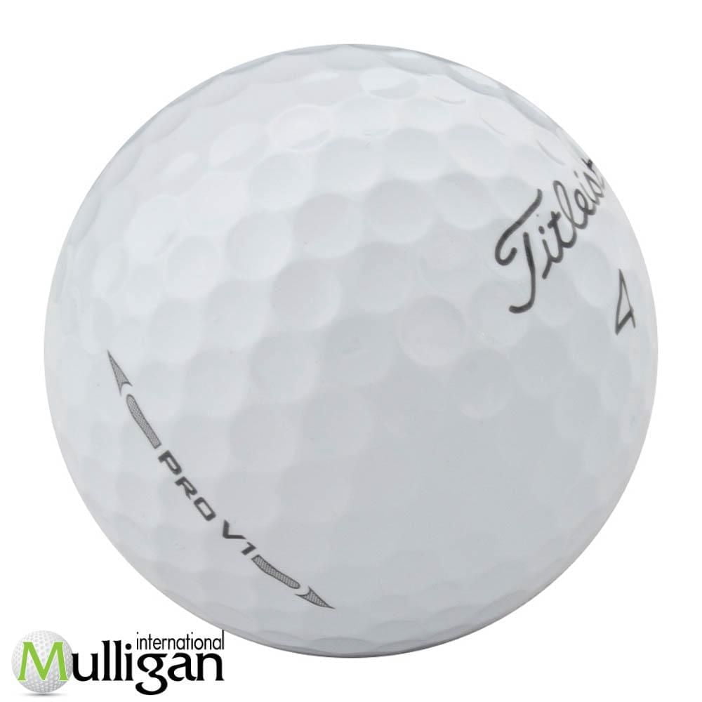 Mulligan - 60 Titleist Prov1 Prior Generations 5A Recycled Used Golf Balls, White