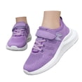 thumbnail image 2 of MEZZALL Chaussures de Course Décontractées Confortables à Lacets en Maille pour Enfants, Violet, 11.5-12 Ans, 2 of 8
