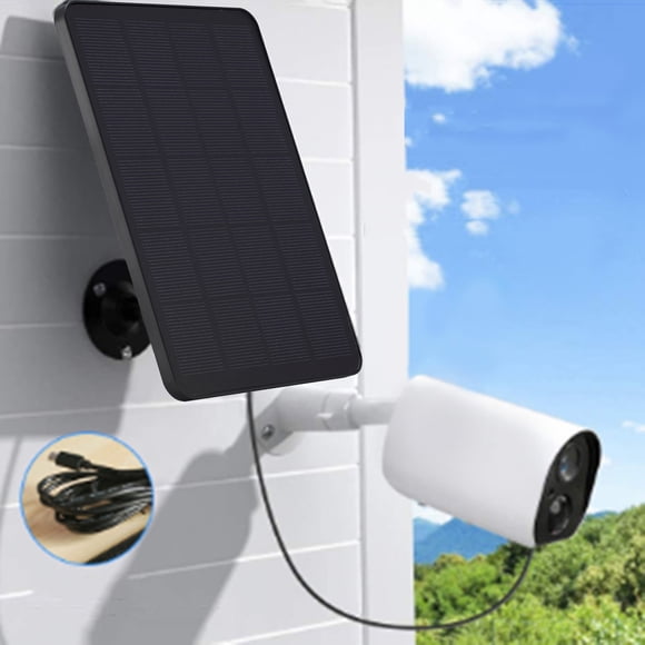 Pompotops Clearance Deals,Surveillance Camera Doorbell Low Power Consumption Solar Charging Panel Outdoor Solar Panel 4W 5V High Efficiency Monocrystalline Silicon