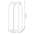 thumbnail image 3 of Clothes Hanging Bag Dust Cover Translucent Clothing Cover Bag PEVA Cloth Protector Wardrobe Hanging Storage Bag Dust Protector Cover with Zipper Ideal for Dresses  Suits  Coats  Jacket, 3 of 4