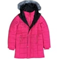 thumbnail image 1 of Women’s Warm Winter Coat Puffer Jacket with Hoodie Removable Fur, 1 of 4