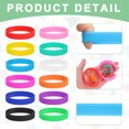 thumbnail image 4 of 10Pcs Silicone Rubber Bands Non-slip 3.54 Inch Flat for Books, Light Green, 4 of 6