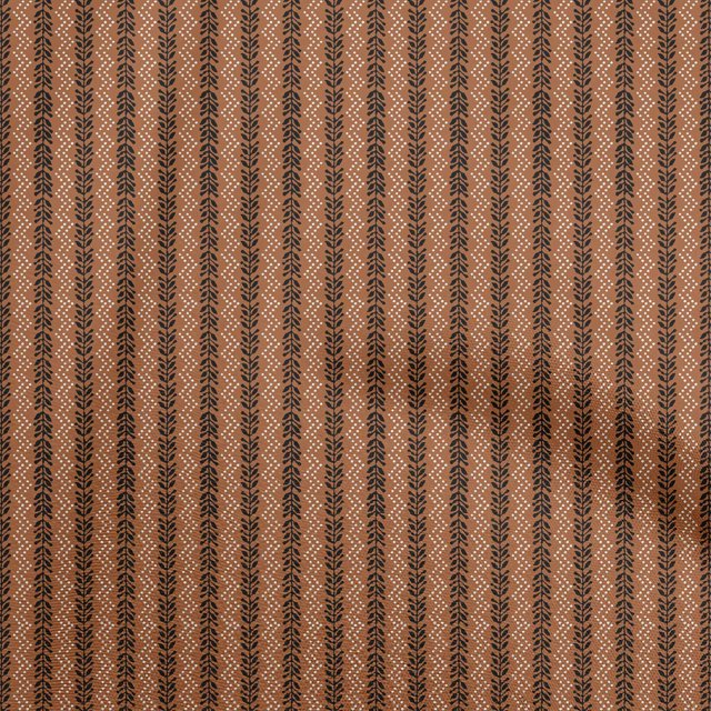 oneOone Polyester Spandex Brown Fabric Block Fabric For Sewing Printed Craft Fabric By The Yard 56 Inch Wide-IE