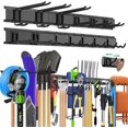 thumbnail image 1 of All-Metal Garage Tool Organizer Wall Mount  lbs Capacity Heavy-Duty Tool Rack with Adjustable Hooks for Garage  Shed and Yard Tools, 1 of 3