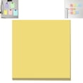 thumbnail image 2 of Harpily Super Sticky Mini Notes Autocollantes 100 Pages Design Mignon Blocs-Notes Déchirables pour Étudiants Adhérence Forte Facile à Déchirer et à Coller Parfait pour l'Étude et les Rappels Quotidiens Taille Unique Jaune, 2 of 7
