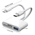 thumbnail image 3 of 2 In 1 USB C OTG SD/ Reader Functional Memory Card Adapter For Cameras Smartphones And Tablets, 3 of 5