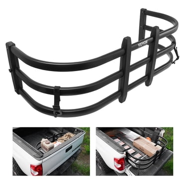 VEVOR Truck Bed Extender, Aluminum Retractable Tailgate Extender, 55.5"-68", Fits for Ford Super Duty, F150, Dodge Ram 1500/2500/3500, Toyota Tundra, Nissan Titan, Chevrolet Silverado, GMC Sierra
