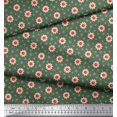 thumbnail image 2 of Soimoi Poly Georgette Fabric Artistic Floral Printed Fabric 1 Yard 52 Inch Wide, 2 of 3