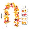 thumbnail image 2 of Guirlande Artificielle Réaliste de Maple Leaf - Vigne de Feuillage d'Automne de 1,75 m pour Récolte d'Automne, Action de Grâce, Manteau de Cheminée, Entrée, Décoration Pittoresque, 2 of 6