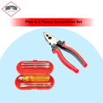 thumbnail image 5 of Hand Tools, Hand Tools Kit, For Home Use, Hand Tools Set, Tools Combo With Combination Plier & 5 Pieces Screwdriver Set | Durable & Long-Lasting Tools, Alloy Steel Accessories | Regular, 5 of 5