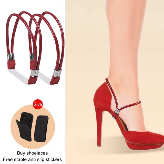 Clearance! Elastic High Heels Shoe Straps, Replacement Ankle Straps For Heels, Rhinestone Elastic Shoe Ankle Straps, Antiloose Strap For High Heels Deals of The Week Sales Today #58