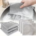 thumbnail image 1 of Lot de 24 Chiffons à Récurer en Acier Inoxydable – Essentiels de Cuisine et de Vaisselle Réutilisables, Non Abrasifs et à Séchage Rapide, 1 of 5