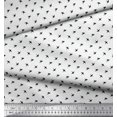 thumbnail image 3 of Soimoi Japan Crepe Satin Fabric Swallow Bird Small Printed Fabric 1 Yard 42 Inch Wide, 3 of 3