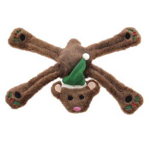 Doggles TYPPBE07 Plush Bear Holly Penta Pull Dog Toy
