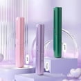 thumbnail image 2 of Latest Hairdressing Comb,Ceramic Hair Dressing Comb,Mini Dual Purpose Curling Iron Smooth Straight,Rechargeable Portable Hair Straightener Brush (Purple), 2 of 9