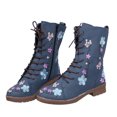 thumbnail image 3 of Kcodviy Bottes Longues pour Femmes sur Bottes de Espadrilles pour Femmes Chaussures Talons Décontractés pour Femmes Bottes Transparentes pour Femmes Bottes pour Femmes à Enfiler, 3 of 3