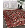 thumbnail image 2 of Ahgly Tapis Rectangulaire Traditionnel Rouge Safran Persan d'Intérieur, 5 Pieds x 8 Pieds, 2 of 6