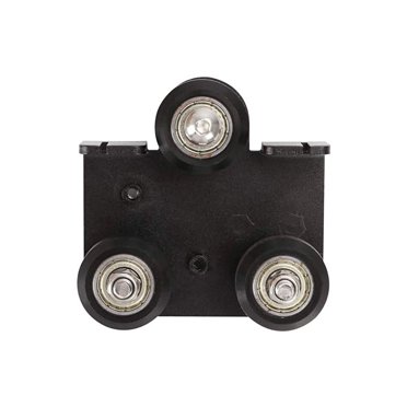 mmirethe 3D Printer Extruder Back Support Plate with Pulley 3D Printer Parts Accessory Extruding Backplate for Ender 3 Ender 3 Pro CR-10 CR-10S S4 S5 Series 3D Printers