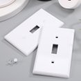 thumbnail image 2 of KAKOWELY Toggle Switch Cover 4pcs Toggle Switch Plate Wall Plate Toggle Switch Guard Decorative Switch Plate Cover Electrical Light Switch Cover Wall Plate, 2 of 4