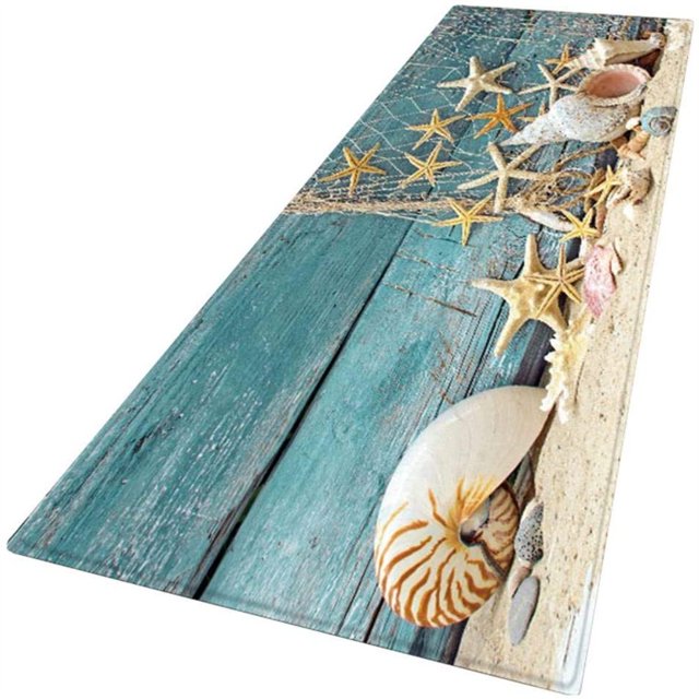 Non-Slip Floor Mat Absorbent Bathroom Mat Thickened Flannel Memory Foam Absorbent Pad Living Room Mat Living Room Print Home Mat Kitchen Entrance Rug