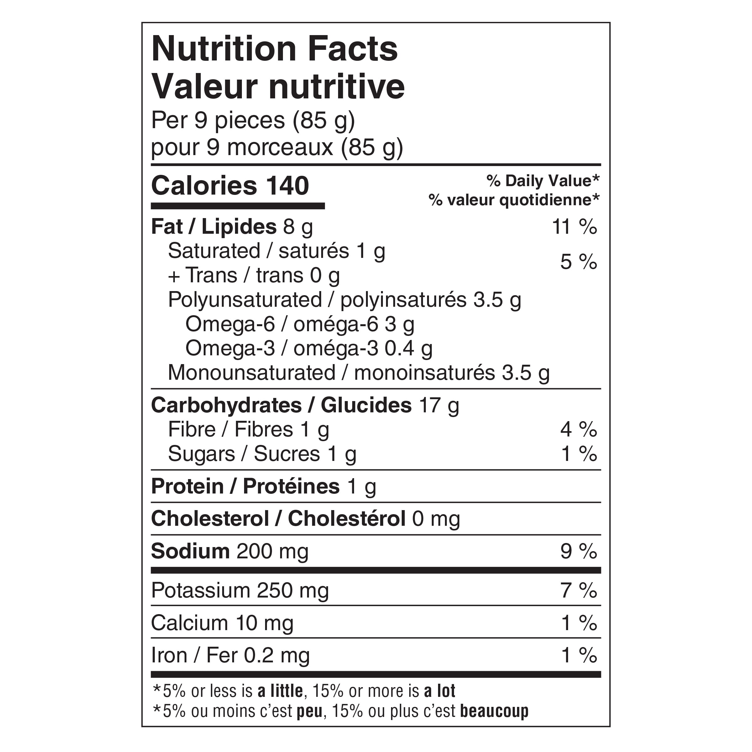 McCain® Tasti Taters®, Bouchées Croustillantes de Pommes de Terre Faites au Canada à Partir d'Ingrédients Canadiens et Importés 1.8kg