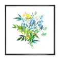 thumbnail image 1 of Designart Meadow Flowers Garland FLOAT FRAME WALL ART, 1 of 4
