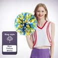 thumbnail image 2 of Lot de 2 Pompons de Cheerleading avec Poignée de Bâton pour Esprit d'Équipe Sports Danse Cheering Enfants Adultes, 2 of 8
