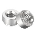 thumbnail image 5 of Unique Bargains Écrous Auto-Agrippants, Écrou à Rivet en Acier Inoxydable 1/4-20x0.22 Pouces Tête Ronde Attache de Montage pour Tôle en Acier Métallique 100 Pcs, 5 of 5
