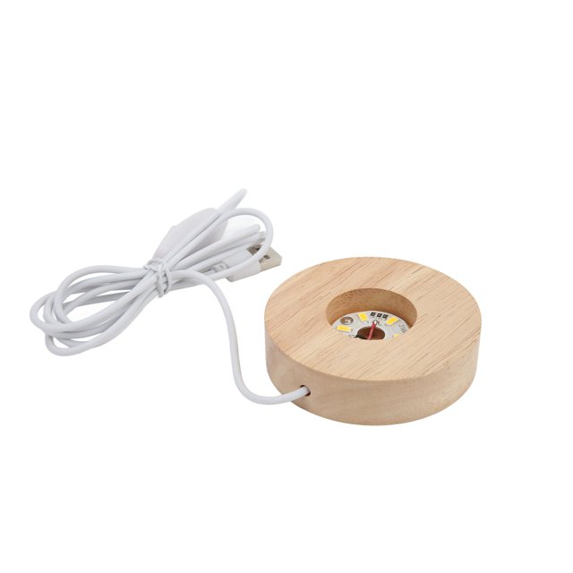 ANGGREK LED Base Légère, Élégante Base d'Affichage Éclairée de Style pour la Décoration de Fête