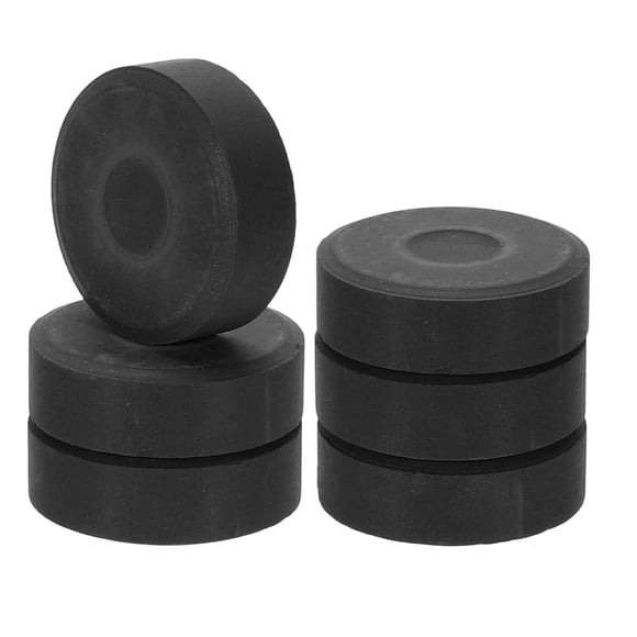 Uxcell 6 Pcs Washable Tempera, 2.3"x0.7" Large Tempera Paint Cakes Bulk Paints Blocks Art Supplies Watercolor Cake for Artists Art Painting Drawing DIY Crafting, Black