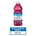 Aquafina Plus+ Vitamins Black and Blue Berry Vitamin Enhanced Water 591mL, Bottle