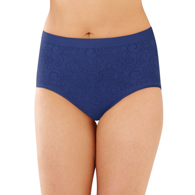Bali Comfort Revolution Womens Microfiber Seamless Brief - Best-Seller, 8/9