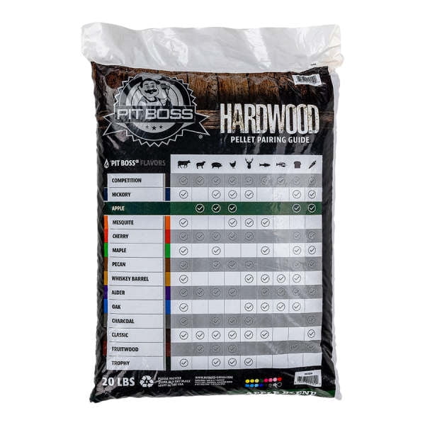 Pit Boss Apple Flavor Hardwood Grilling Pellets - 20lb Bag